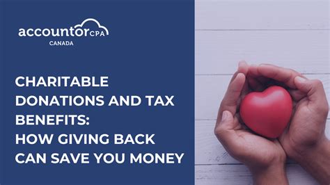 Tax Benefit Of Donating To Charity