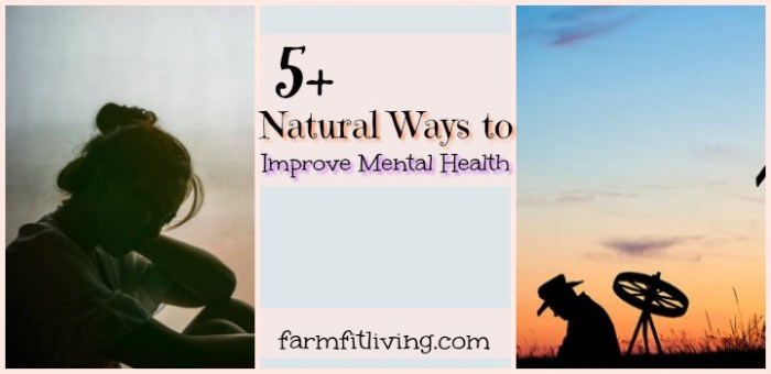 How to improve mental health naturally